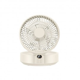 New Remote Control Wireless Circulating Air Cooling Fan with LED Light Folding Electric Wall-mounted Fan Desktop Fan USB

