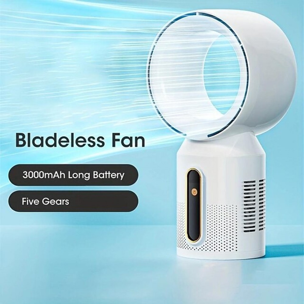 3000mAh Bladeless Tower Fan Floor Standing Fans 5-Speed Adjustable Desk Summer Cooling Fan Table Fans USB Rechargeable For Baby Mute Fan Cooler Air Conditioner
3000mAh Bladeless Tower Fan Floor Standing Fans 5-Speed Adjustable Desk Summer Cooling Fan Table Fans USB Rechargeable For Baby Mute Fan Cooler Air Conditioner
